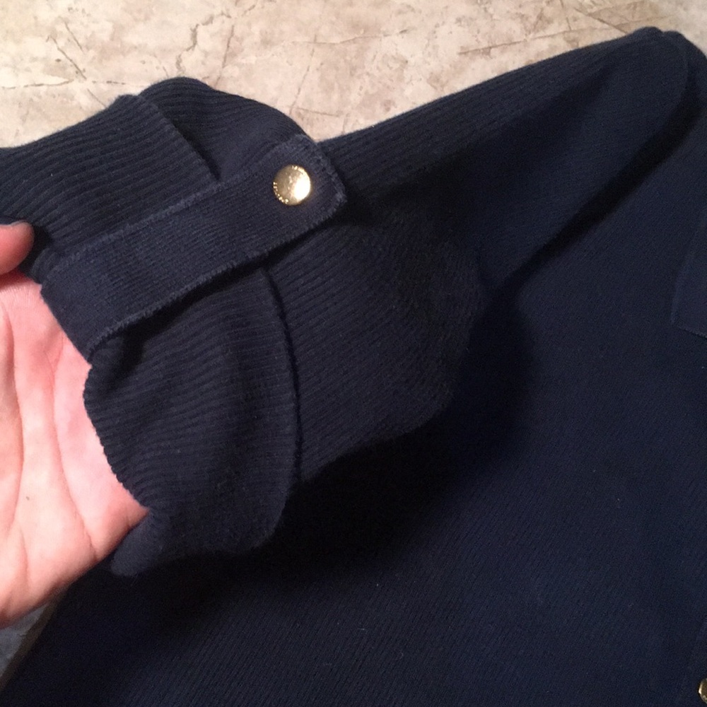 LAST CALL Ralph Lauren deep V snap button blouse - Picture 4 of 8